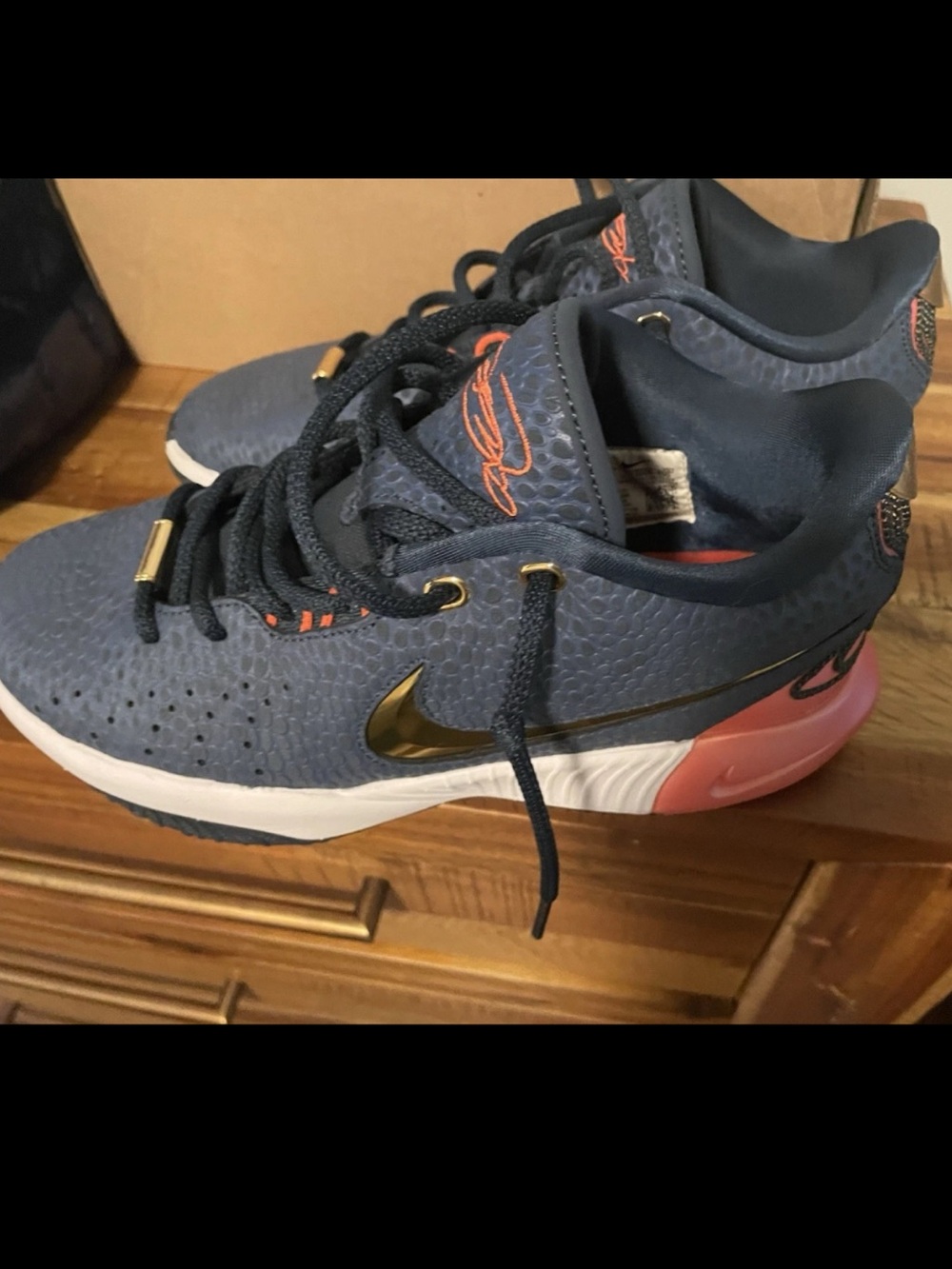 EUC Nike Kids lebron basketball shoes 6 Y